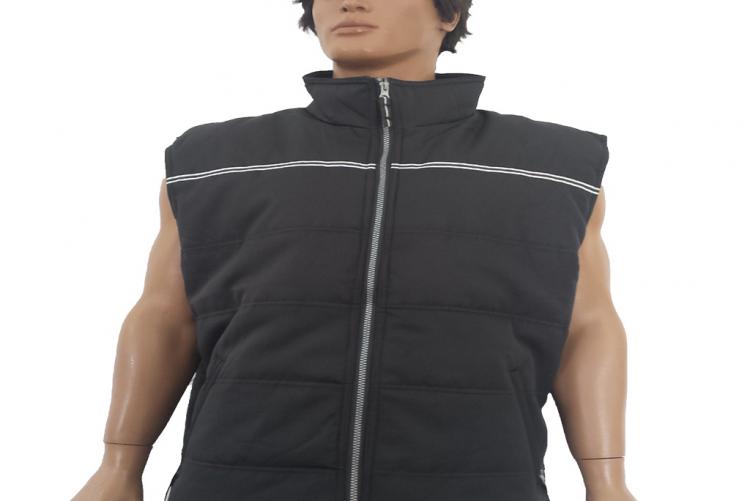 Stitched black vest
