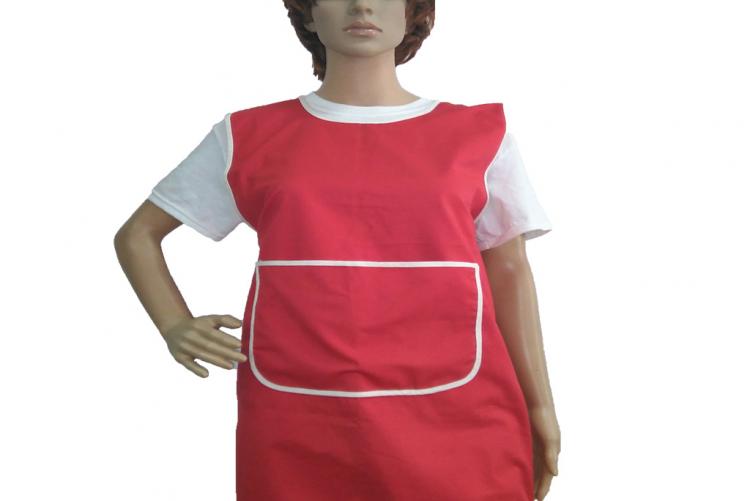 Red-white aprons