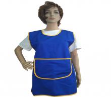 Blue-yellow apron
