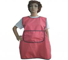 Pink-black apron