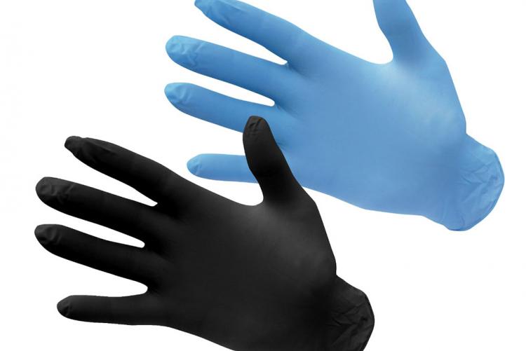 One-time without powders gloves-NITRILE