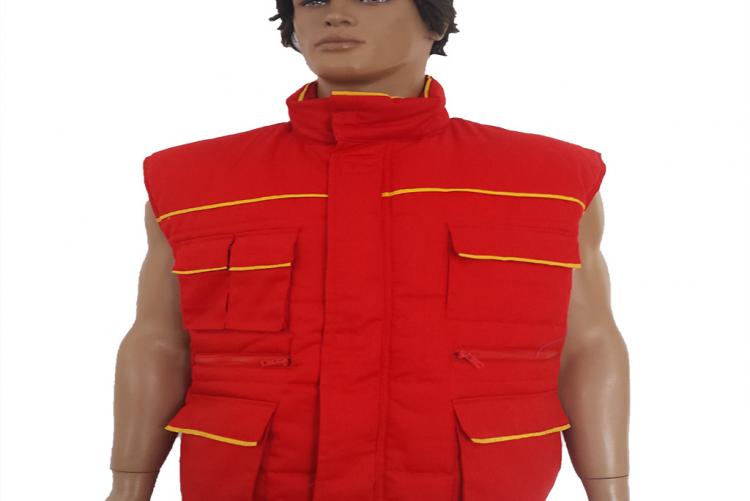 Red-yellow vest