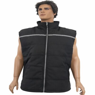 Prošiveni crni prsluk